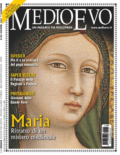 Copertina del mensile "Medioevo"